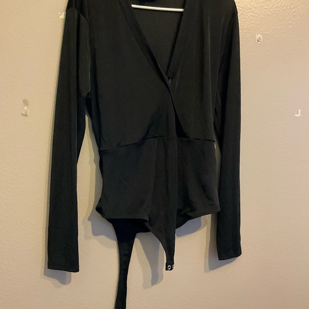 Black Long Sleeve Women's Top